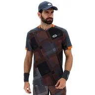 Koszulki sportowe męskie - Koszulka męska Lotto Tech IV D1 Tee Poppy Seed Gray XXL - miniaturka - grafika 1