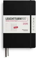 Kalendarze - KALENDARZ TYGODNIOWY Z NOTATNIKIEM LEUCHTTURM1917 MEDIUM (A5) 2026 CZARNY - miniaturka - grafika 1