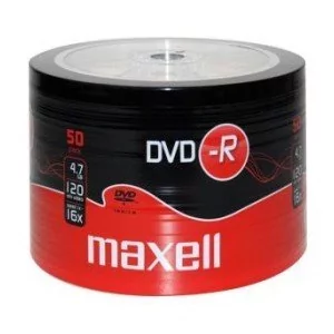 Maxell płyta DVD-R 4,7 16x Szpula 50 275732.40 - Nośniki danych - miniaturka - grafika 1
