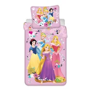 Pościel dla dzieci - Pościel 160x200 Ksieżniczki Princess różowa JF24 - miniaturka - grafika 1