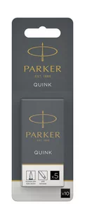 Parker Tintenpatrone QUINK Schwarz 10 Stück 1950206 1950206 - Wkłady do długopisów - miniaturka - grafika 1