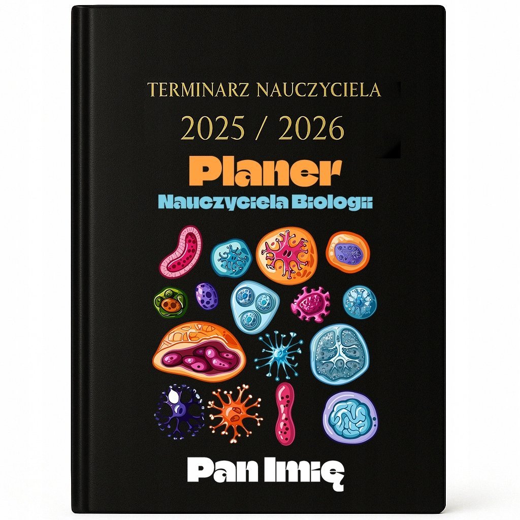 KALENDARZ NAUCZYCIELA A5 25/26 Personalizowany Planer Nauczyciela Biologii