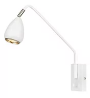 Lampy ścienne - Markslojd Kinkiet LAMPA ścienna BIKE 107335 regulowana OPRAWA na wysięgniku reflektorek biały 107335 - miniaturka - grafika 1
