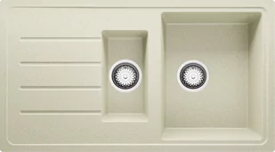 Zlew BRANDE LINK DUAL 900-60 BEIGE (beżowy) - Zlewozmywaki - miniaturka - grafika 1