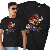 Koszulki męskie - Koszulka męska Mario Bros z nadrukiem prezent dla niego - miniaturka - grafika 1
