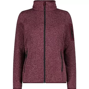 CMP kurtka damska Knit-Tech Burgundy-Antracyt, 42 - Kurtki damskie - miniaturka - grafika 1