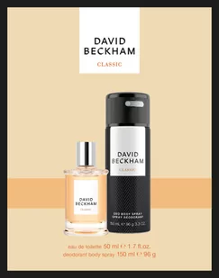 Coty Zestaw Beckham  Man Classic-Edt50 + Deo150 - Zestawy perfum unisex - miniaturka - grafika 1