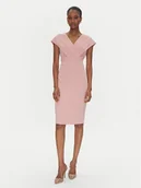 Sukienki - Rinascimento Sukienka koktajlowa CFC0122760003 Różowy Regular Fit - miniaturka - grafika 1