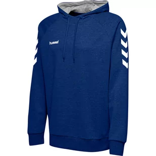 Bluza sportowa z kapturem męska Hummel Go Cotton Hoodie - Piłka ręczna - miniaturka - grafika 1
