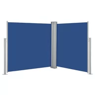 Markizy - vidaXL vidaXL Zwijana markiza boczna, niebieska, 120 x 600 cm - miniaturka - grafika 1
