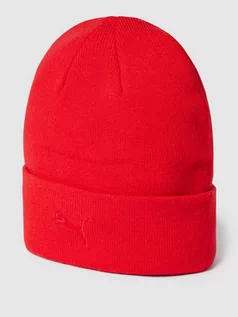 Czapki męskie - Czapka beanie z wyhaftowanym logo model ‘Ferrari’ - grafika 1