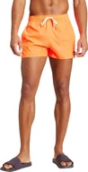 Kąpielówki męskie - Adidas Spodenki szorty kąpielowe męskie adidas 3-Stripes CLX Swim Shorts pomarańczowe IS2053 M - miniaturka - grafika 1