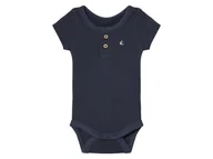 Body dla niemowląt - Lupilu Body niemowlęce z waflową strukturą Granatowy 50/56 - miniaturka - grafika 1