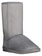 Kozaki damskie - Geographical Norway Kozaki zimowe "Opilate" w kolorze szarym - miniaturka - grafika 1