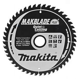 Makita B-08632 piła tarczowa do cięcia drewna 216x30 mm 48 zębów T.C.T. Makblade Plus - Tarcze do pił - miniaturka - grafika 1