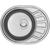 Zlewozmywaki z baterią - Deante Zlewozmywak Stock 1-komorowy z krótkim ociekaczem + bateria zlewozmywakowa stojąca ZSTA011C - miniaturka - grafika 1