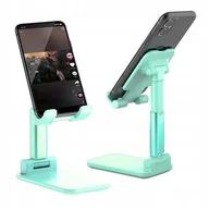 Pozostałe akcesoria do telefonów - Miętowy Stojak Na Telefon Tablet Regulowana Wysokość I Pochylenie - miniaturka - grafika 1