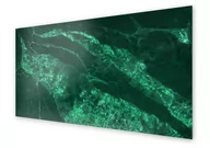 Dekoracje domu - Panel kuchenny HOMEPRINT Ciemnozielony marmur 100x50 cm - miniaturka - grafika 1