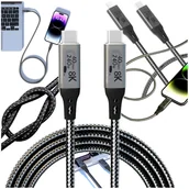 Kable USB - Kabel USB4 thunderbolt 3/4 PD240W 40Gbps - miniaturka - grafika 1