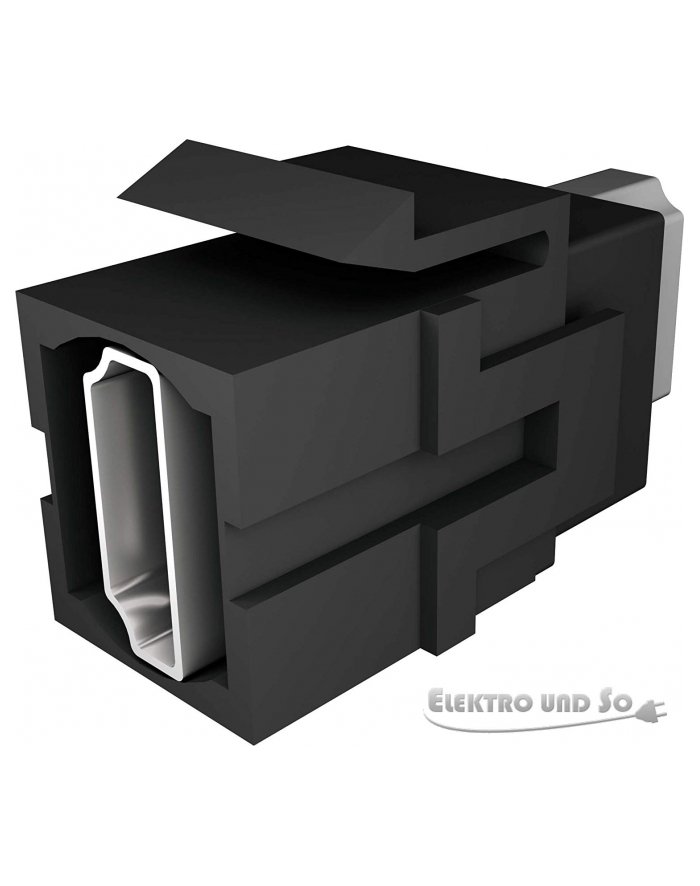 Bachmann HDMI Keystone module - black