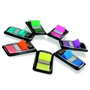Post-It 3M Zakładki indeksujące (680-3), PP, 25x43mm, 50 kart., zielone 3M-70071392776 - Zakładki indeksujące - miniaturka - grafika 5