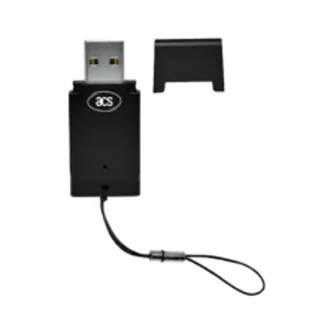ACS ACR39T-A1 czytnik do kart chipowych Wewnątrz/Na wolnym powietrzu USB USB 2.0 Czarny - Czytniki kart pamięci - miniaturka - grafika 1