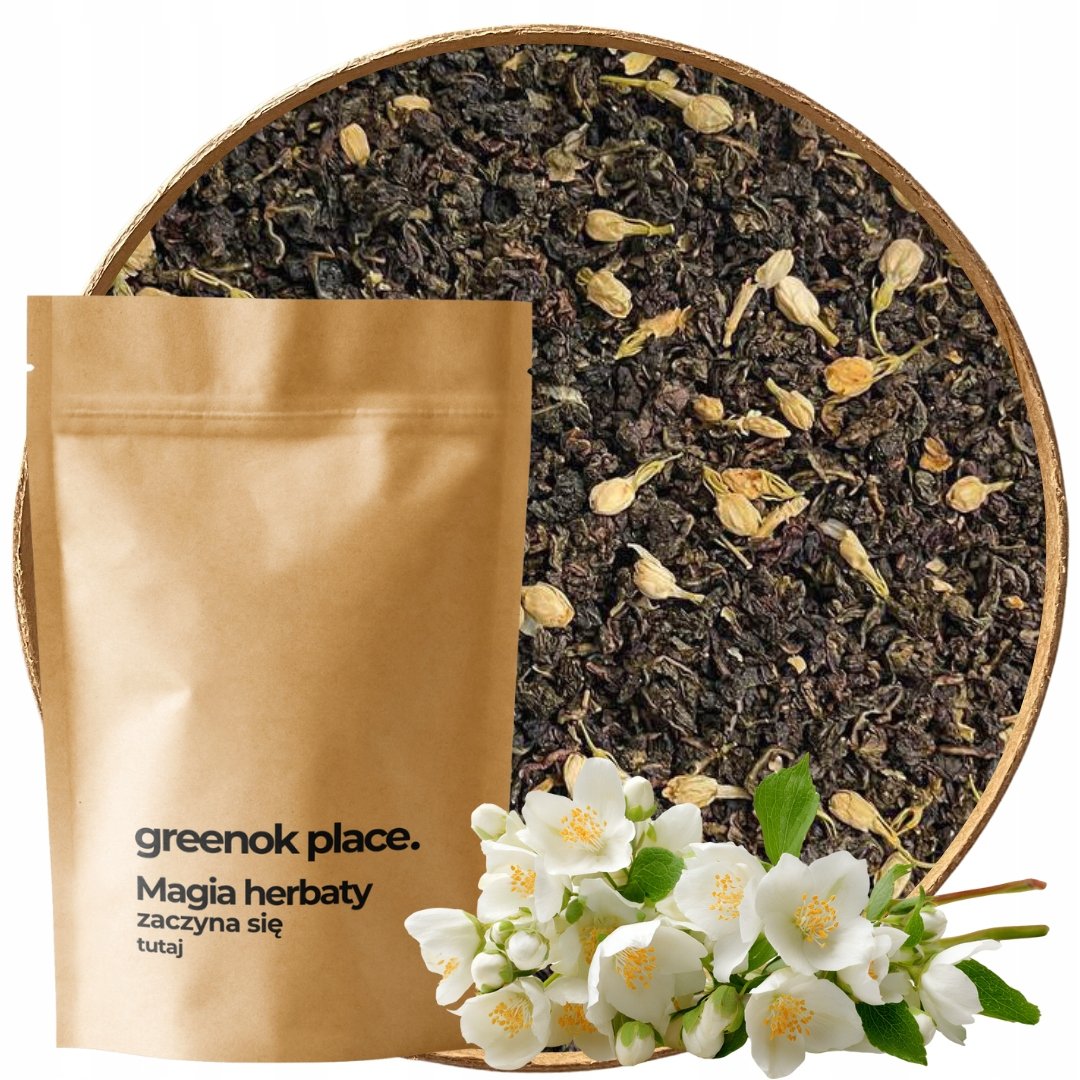 Herbata Oolong Kwiat Jaśminu 500g jaśminowa aromatyczna