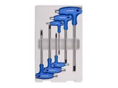 Akcesoria do elektronarzędzi - KING TONY 22106 MR trzpień sześciokątny głowica kulowa chlssel zestaw w uchwycie z głowicą kulową, zestaw 6-częściowy, metryczny 22106MR - miniaturka - grafika 1