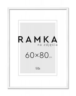 Ramka na zdjęcia 60x80 cm Biała - Ramki na zdjęcia - miniaturka - grafika 1