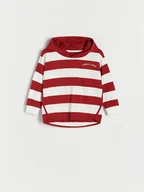 Bluzy dla chłopców - Reserved - Longsleeve oversize - kasztanowy - miniaturka - grafika 1