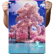 Zabawki kreatywne - Haft Diamentowy Diamond Painting,DIAMENTOWY MALARZ,Obraz DIY 5D,Mozaika Diamentowa 30x40, Natura - miniaturka - grafika 1