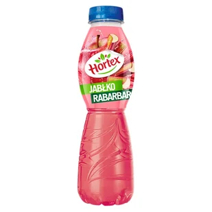 Hortex Jabłko rabarbar Napój butelka aPet 500 ml - Soki i napoje niegazowane - miniaturka - grafika 1