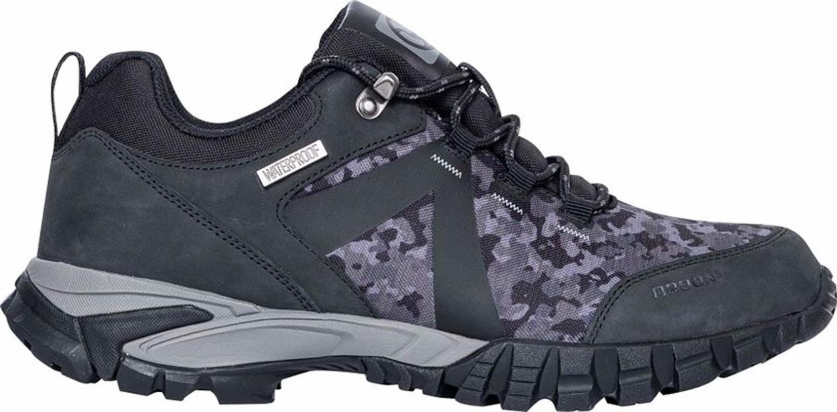 Buty trekkingowe męskie Ardon ARDON CREATRONCAMO - tekstylny wodoodporny outdoorowy półbut trekkingowy wzmocniony nosek NYLON OXFORD/NUBUK 45