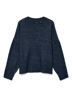 ONLY Sweter w kolorze granatowym - Swetry damskie - miniaturka - grafika 1