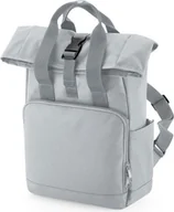 Plecaki - Plecak na kółkach BagBase Recycled Mini z podwójnym uchwytem - miniaturka - grafika 1