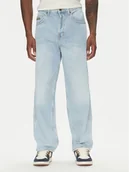 Spodnie męskie - DC Jeansy Worker Baggy Carpenter Ril ADYDP03087 Błękitny Regular Fit - miniaturka - grafika 1