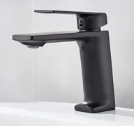 Baterie umywalkowe - Bateria umywalkowa PDS v3 stojąca czarny - miniaturka - grafika 1