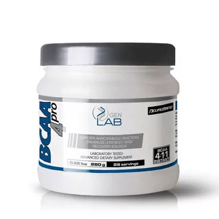 GenLab - BCAA 4 PRO - 280 g Tropikalny - Aminokwasy - miniaturka - grafika 1