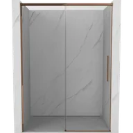 Ścianki i drzwi prysznicowe - Mexen Rox drzwi prysznicowe rozsuwane 155 cm, transparent, różowe złoto - 8C2-155-000-60-00 - miniaturka - grafika 1