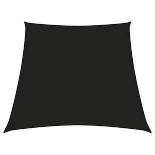 vidaXL Lumarko Trapezowy żagiel ogrodowy, tkanina Oxford, 3/4x3 m, czarny! 135792 - Parasole ogrodowe - miniaturka - grafika 1