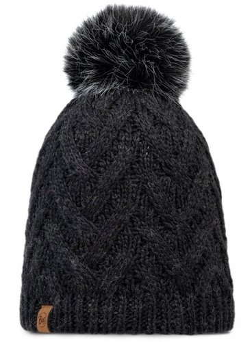 Buff Buff Knitted Fleece Caryn Beanie 13674390110 Czarne One size