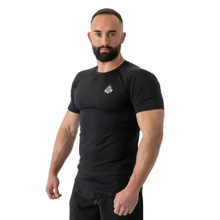 Rashguard do MMA męski DBX Bushido BlackRS z krótkim rękawem - Kimona, stroje i obuwie - miniaturka - grafika 1