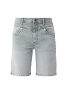 Spodnie damskie - s.Oliver Jeansy damskie bermudy, Betsy Slim, szare, 44, szary, 44 - miniaturka - grafika 1