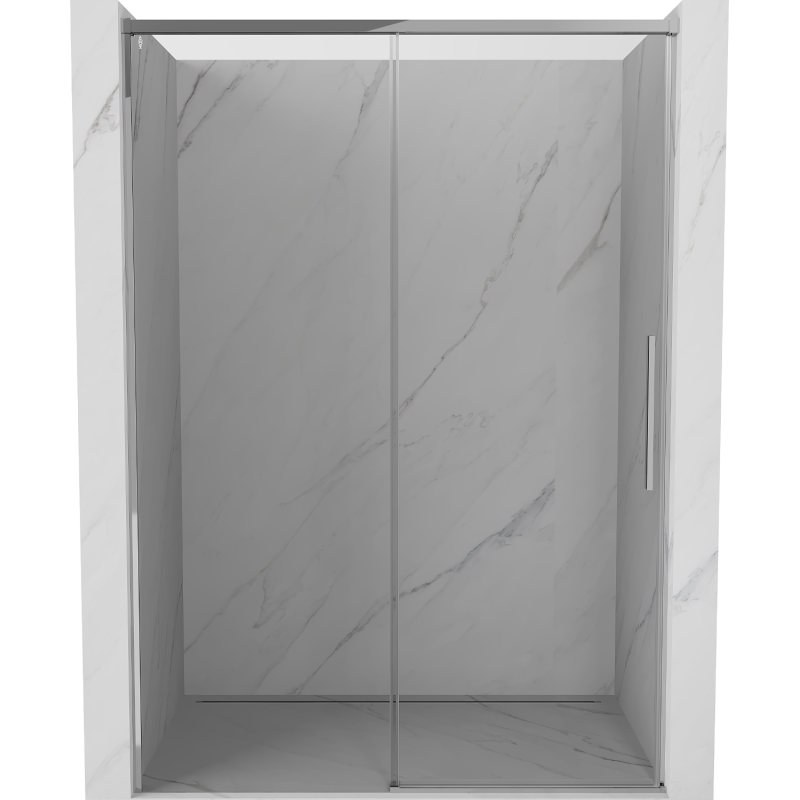 Mexen Rox drzwi prysznicowe rozsuwane 150 cm, transparent, chrom - 8C2-150-000-01-00