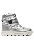 Buty dla dziewczynek - Geox Śniegowce Willaboom J46HWC 0LVNF C1007 D Srebrny - miniaturka - grafika 1