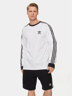 adidas Longsleeve Adicolor Classics 3-Stripes Long-Sleeve Top IA4879 Biały Slim Fit - Koszulki męskie - miniaturka - grafika 1