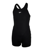 Stroje kąpielowe dla dziewczynek - Speedo dziewcząt Essential z nogą Endurance, czarny 8-108400001 - miniaturka - grafika 1