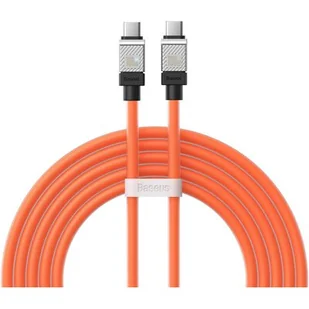 Kabel USB-C do USB-C Baseus CoolPlay 100W 2m (pomarańczowy) - Kable - miniaturka - grafika 1