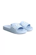 Buty dla chłopców - BOSS klapki dziecięce kolor niebieski - Boss - miniaturka - grafika 1