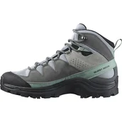 Buty trekkingowe damskie - Salomon Damskie buty trekkingowe Quest Rove Gore-TEX Hiking Shoe, Quarry/Quiet Shade/Black, 42 2/3 EU, Quarry Quiet Shade Black, 42 2/3 EU - miniaturka - grafika 1
